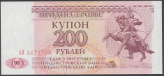 Transnistria 200 Ruble 1993 UNC foto