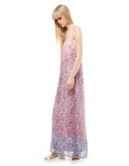 Rochie maxi/lunga Bershka imprimeu floral foto