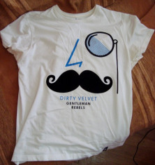 Tricou Dirty Velvet MUSTACHE SS foto