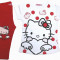 NOU !! Set 2 piese fetite - 5 - 6 ani - *Hello Kitty* - (tricou si colanti3/4), bumbac