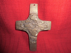 REZERVAT Crucifix din bronz masiv nr 3 foto