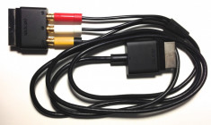 Cablu video + adaptor scart pentru Xbox 360 Slim- original foto