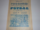 Program meci fotbal OTELUL GALATI - CORVINUL HUNEDOARA 21.09.1986