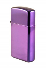 BRICHETA ZIPPO AUTENTICA COLECTIE SLIM PURPLE SIGILATA MADE IN USA GARANTIE PE VIATA foto