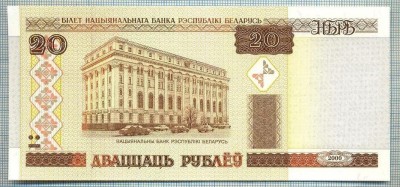 1408 BANCNOTA - BELARUS - 20 RUBLEI - anul 2000 -SERIA 1650833 -starea care se vede foto