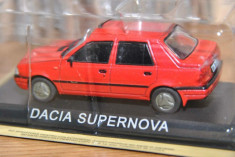 878.Masini de legenda - Dacia Supernova + revista scara 1:43 foto