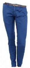 Pantaloni POLO Ralph Lauren - Bleu - Slim Fit Conici- CUREA CADOU - Fashion Casual Office - Editie Limitata - LICHIDARE DE STOC foto