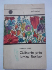 Calatorie prin lumea florilor - Gabriela Doru (Colectia Orizonturi) / C20P foto
