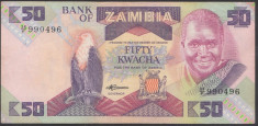 Zambia 50 Kwacha 1986 XF foto