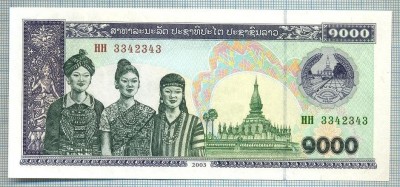 1438 BANCNOTA - LAOS - 1 000 KIP - anul 2003 -SERIA 3342343 -starea care se vede foto