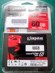 SSD Kingston SSDNow V300 60GB nou in garantie 2 ani pt Lenovo X220 X230 HDD slim 7mm 2,5inchi foto