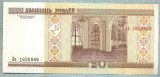 1390 BANCNOTA - BELARUS - 20 RUBLEI - anul 2000 -SERIA 1650866 -starea care se vede