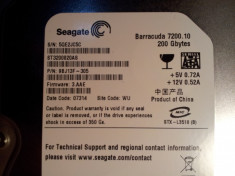 HDD Seagate Barracuda 200GB 7200.10 foto