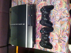 Playstation 3+2 console+Playstation Move+21 jocuri foto