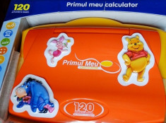 WINNIE THE POOH #1 Primul meu calculator, Laptop jucarie 120 func, Laptop copii 120 functii, educativ romana-engleza; primul laptop, computer copii foto