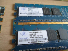 Kit memorii NANJA 1Gb (2x 512Mb) DDR2 533 Mhz foto