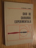 Ghid de CHIRURGIE EXPERIMENTALA - Vladimir Capatana -1976, 260 p.; 2750 ex.