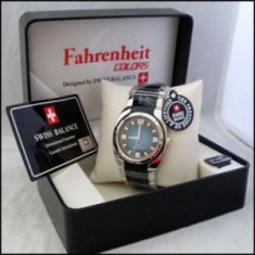 CUTIE ORIGINALA CEAS FAHRENHEIT COLORS - SWISS BALANCE - REDUCERE ! foto