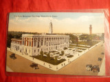 Ilustrata Noua Cladire Municipala Waterbury Connecticut SUA cca.1920