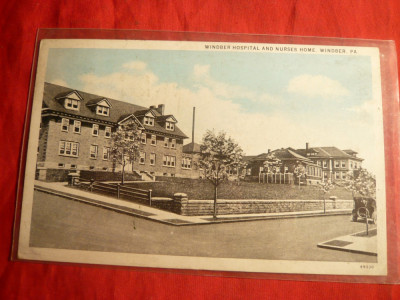 Ilustrata Spital Windber si Casa Surorilor Medicale Philadelphia SUA 1930 ,circ. foto