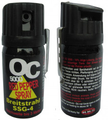 Spray iritant-lacrimogen paralizant cu piper OC atomizor-pulverizator-nor-ceata-40 ml foto