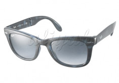 Ray Ban Wayfarer print gri mat foto