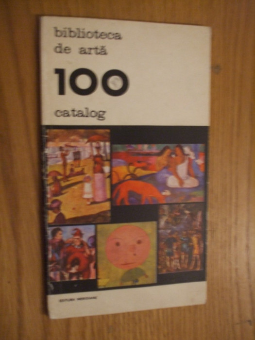 BIBLIOTECA DE ARTA - Catalog 100