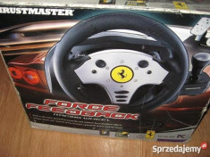 Volan / Consola / Racing Wheel Thrustmaster Force Feedback Ferrari GT Edition NOU compatibil cu PC, Laptop, PlayStation 2,3, Xbox, Wii, GameCub - NEG foto