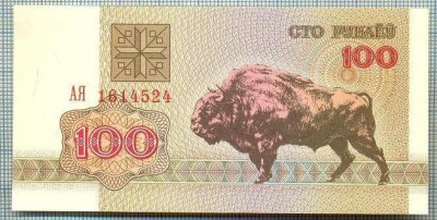 1499 BANCNOTA - BELARUS - 100 RUBLEI - anul 2000 -SERIA 1614524 -starea care se vede foto