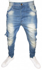 (NOU) BLUGI CONICI CU TUR LASAT - CEL MAI BINE VANDUT MODEL - SKINNY / SLIM - ( TOATE MARIMILE: 28, 29, 30, 31, 32, 33, 34 ) foto