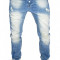 (NOU) BLUGI CONICI CU SEMI TUR LASAT (TUR PUTIN LASAT) - SKINNY / SLIM - ( TOATE MARIMILE: 28, 29, 30, 31, 32, 33, 34 )