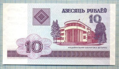 1482 BANCNOTA - BELARUS - 10 RUBLEI - anul 2000 -SERIA 2828975 -starea care se vede foto