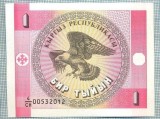 1457 BANCNOTA - KYRGYZSTAN - 1 TYIYN - anul (1993) -SERIA 00532012 -starea care se vede