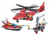 Jucarie tip Lego - Statie Pompieri Acvatica seria Rescue Ieftin