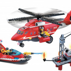 Jucarie tip Lego - Statie Pompieri Acvatica seria Rescue Ieftin