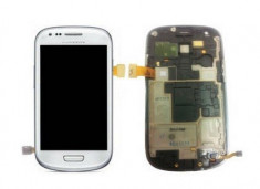 LCD Display Samsung Galaxy S3 Mini i8190 Alb foto