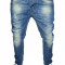 (NOU) BLUGI CONICI CU TUR LASAT - CEL MAI VANDUT MODEL - SKINNY / SLIM - ( TOATE MARIMILE: 28, 29, 30, 31, 32, 33, 34 ) + BRETELE CADOU!