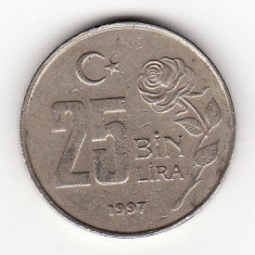 Turcia 25 bin lira , 25.000 lire 1997
