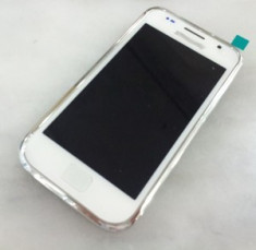 Display LCD Samsung Galaxy S I9000 White cu rama foto