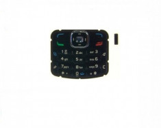 Tastatura telefon Nokia N70 neagra foto