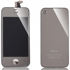 Display LCD iPhone 4s argintiu oglinda complet foto