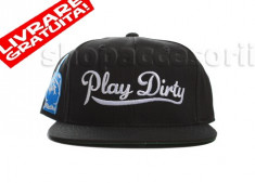 Sapca Snapback Undefeated UNDFT Play Dirty | Negru Snap Back IN STOC | Transport Gratuit foto