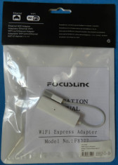 FocusLink F8277 USB Lan Wifi Express Adapter Wireless Network iPhone iPad iPod Mac PC Android | Mini Router WIFI | Garantie foto