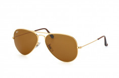 RAYBAN AVIATOR 3025-001/33 OCHELARI DE SOARE UNISEX AUTENTICI 62MM SIGILATI PACHET COMPLET TOC LAVETA CARTICELE foto