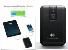 Baterie Power Bar 12000 mAh dual USB HyperDrive PlusPlus noua ambalaj original foto