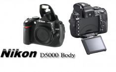 Body aparat foto Nikon D5000, 2 acumulatori, geanta, telecomanda, card memorie 8GB ( filmeaza full HD ) foto