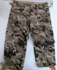 Pantaloni treisfert Converse army foto