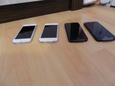 iPHONE 5 BLACK /WHITE 16GB NEVERLOCK 0,oo MINUTE NEACTIVA TRIMIT CU VERIFICARE COLET!! foto