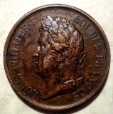 F.535 MEDALIE FRANTA ORLEANS LOUIS PHILIPPE 1842 BARRE 27mm, Europa