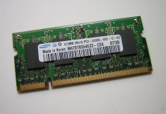 Memorie Laptop 512Mb DDR2 667Mhz PC2-5300 SODIMM 200pini pentru Notebook [sau orice alta memorie] foto